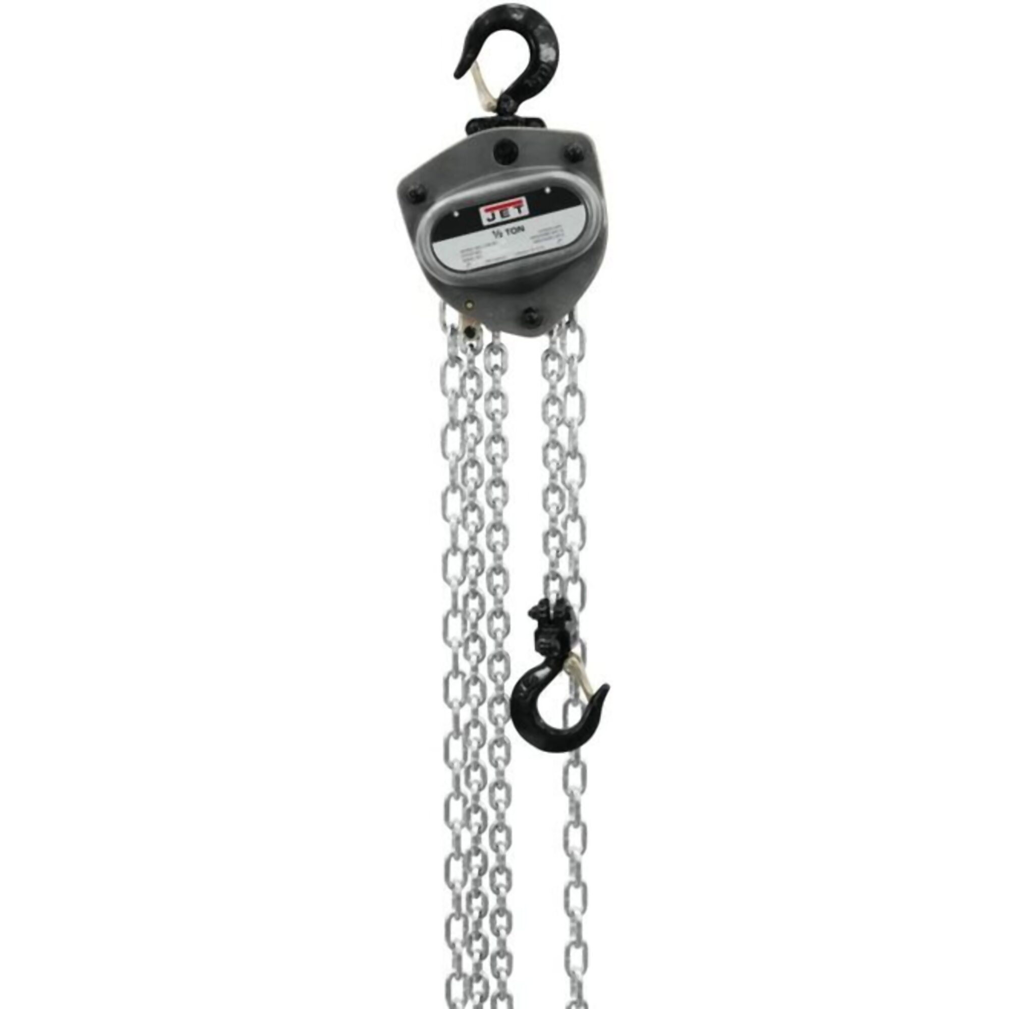 Jet, L100 Manual Chain Hoist, Capacity 1000 lb, Lift Height 60 ft, Model# L100-50-60